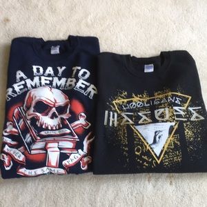 A Day To Remember & Issues Band Sweatshirts XL